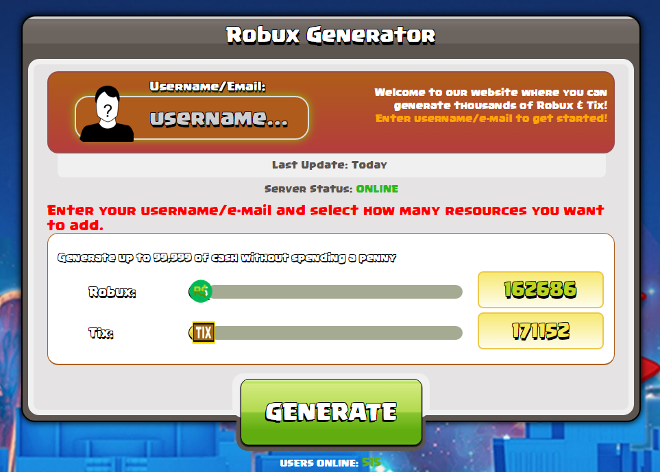 Roblox Robux Generator No Survey No Download No Password - eagletable